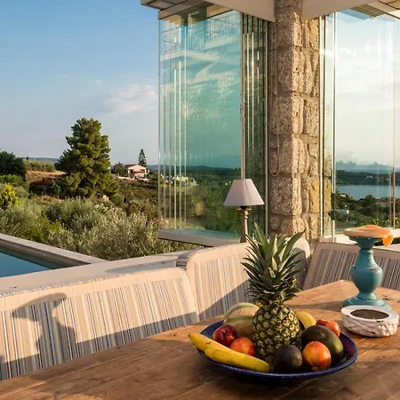 Panoramic Seaview Poolside Haven Порто Хели